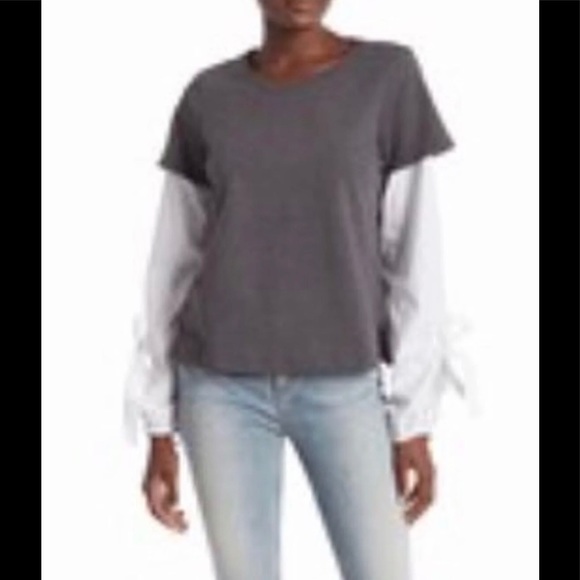 Vince Camuto Tops - Vince Camuto Women’s Bubble tie sleeve top, L